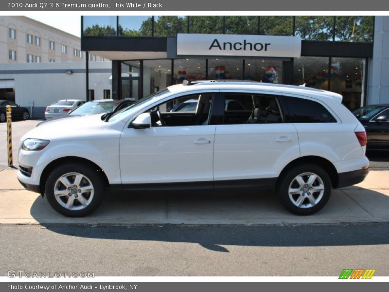 Ibis White / Black 2010 Audi Q7 3.6 Premium quattro