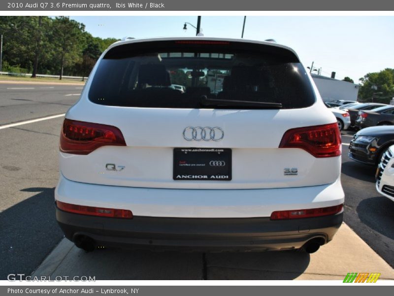 Ibis White / Black 2010 Audi Q7 3.6 Premium quattro