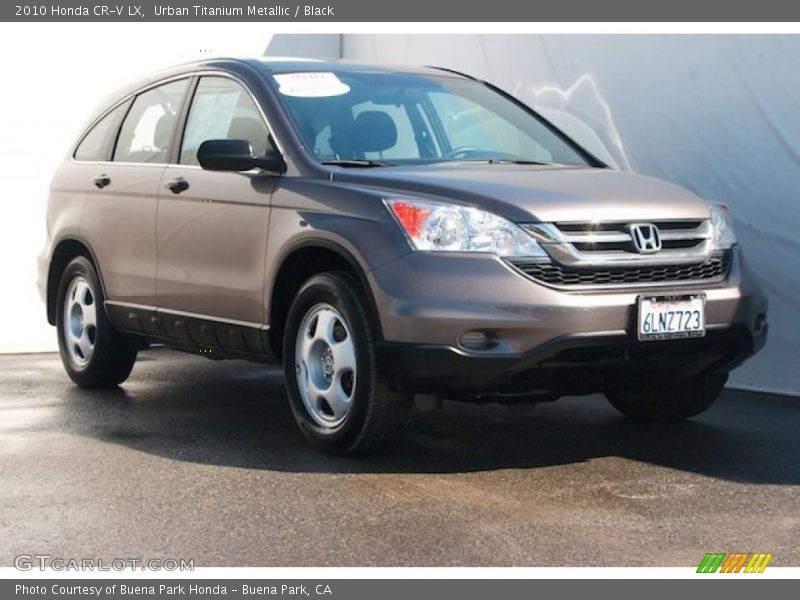 Urban Titanium Metallic / Black 2010 Honda CR-V LX