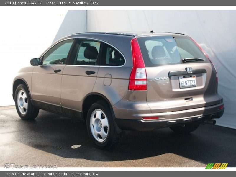 Urban Titanium Metallic / Black 2010 Honda CR-V LX