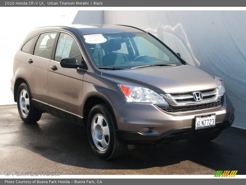 Urban Titanium Metallic / Black 2010 Honda CR-V LX