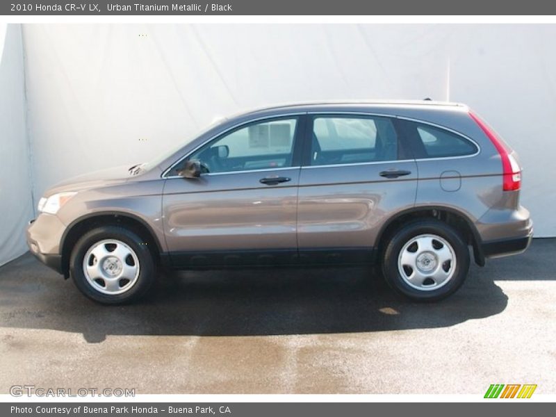 Urban Titanium Metallic / Black 2010 Honda CR-V LX