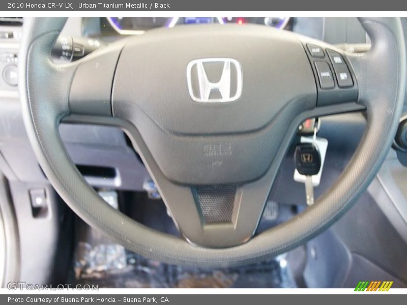 Urban Titanium Metallic / Black 2010 Honda CR-V LX