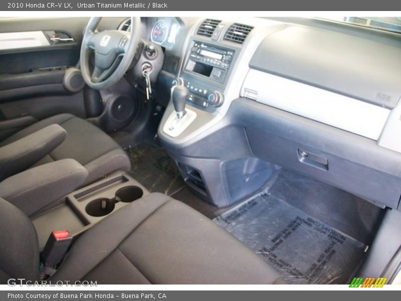 Urban Titanium Metallic / Black 2010 Honda CR-V LX