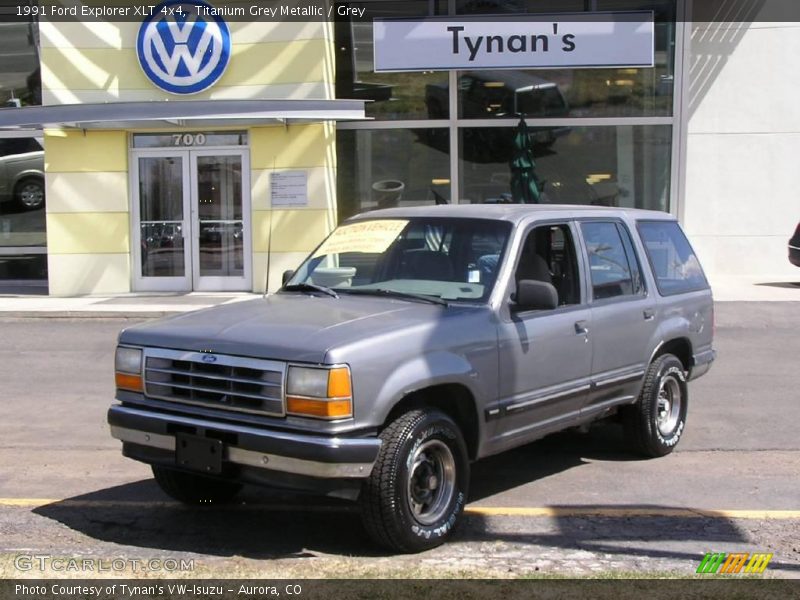 Titanium Grey Metallic / Grey 1991 Ford Explorer XLT 4x4
