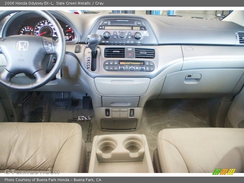 Slate Green Metallic / Gray 2006 Honda Odyssey EX-L