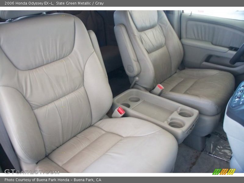 Slate Green Metallic / Gray 2006 Honda Odyssey EX-L