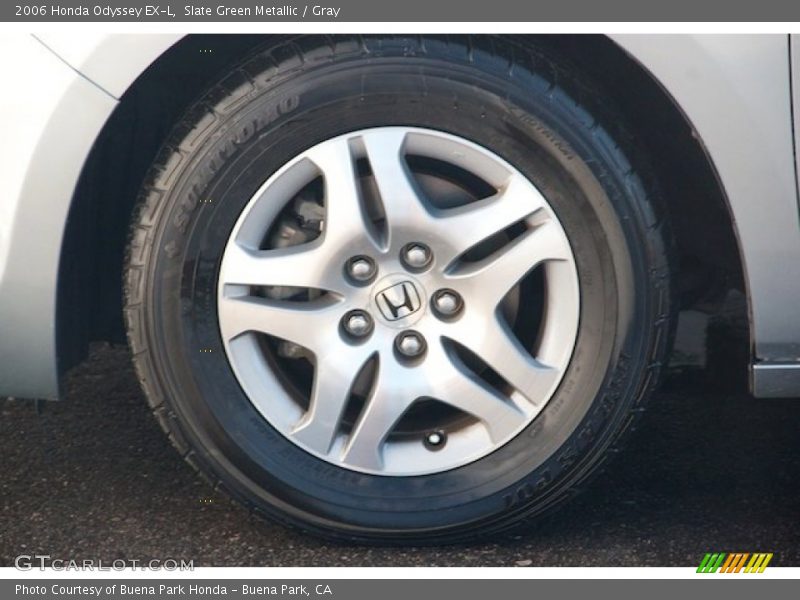 Slate Green Metallic / Gray 2006 Honda Odyssey EX-L
