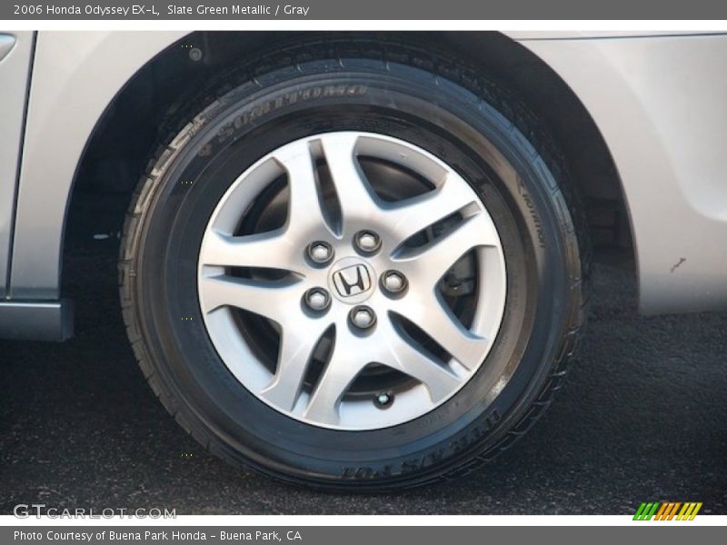 Slate Green Metallic / Gray 2006 Honda Odyssey EX-L