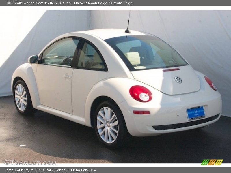 Harvest Moon Beige / Cream Beige 2008 Volkswagen New Beetle SE Coupe