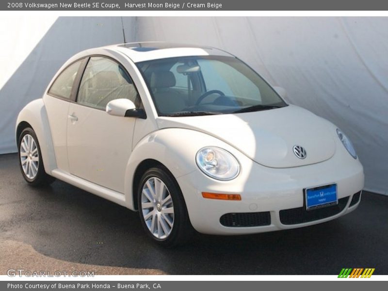 Harvest Moon Beige / Cream Beige 2008 Volkswagen New Beetle SE Coupe