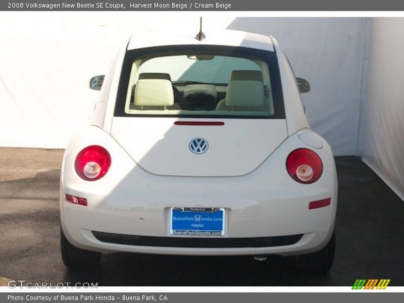 Harvest Moon Beige / Cream Beige 2008 Volkswagen New Beetle SE Coupe