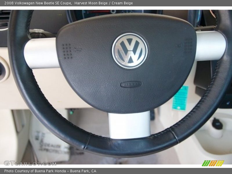 Harvest Moon Beige / Cream Beige 2008 Volkswagen New Beetle SE Coupe