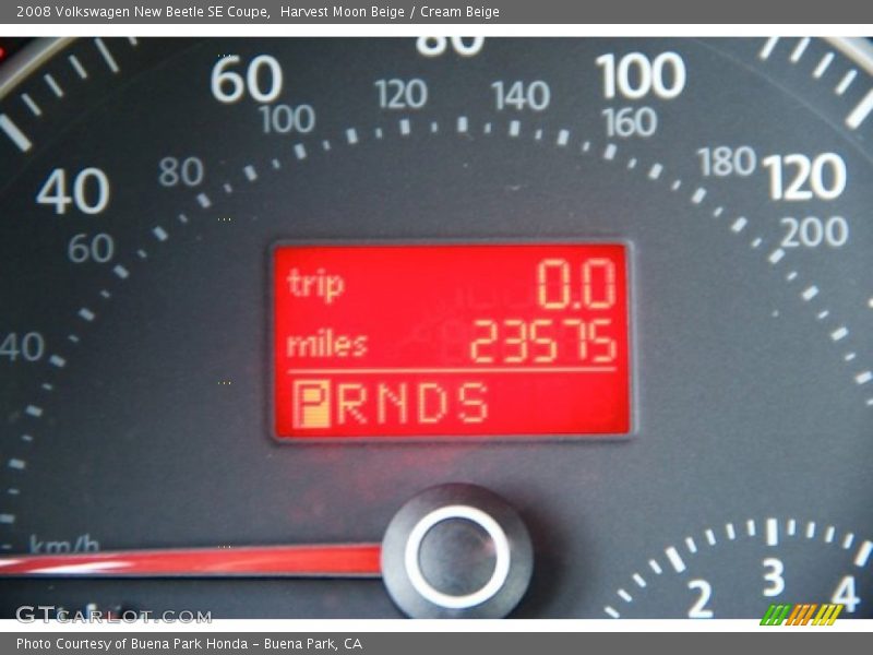 Harvest Moon Beige / Cream Beige 2008 Volkswagen New Beetle SE Coupe