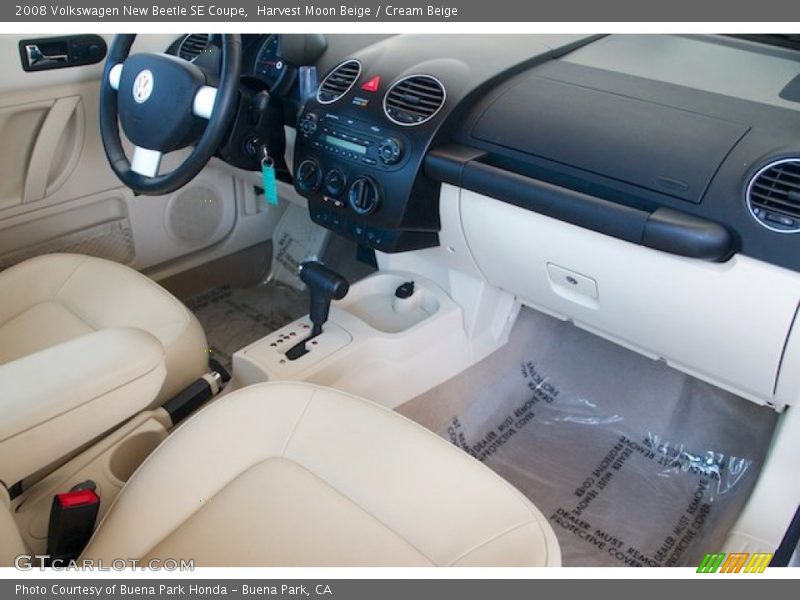 Harvest Moon Beige / Cream Beige 2008 Volkswagen New Beetle SE Coupe