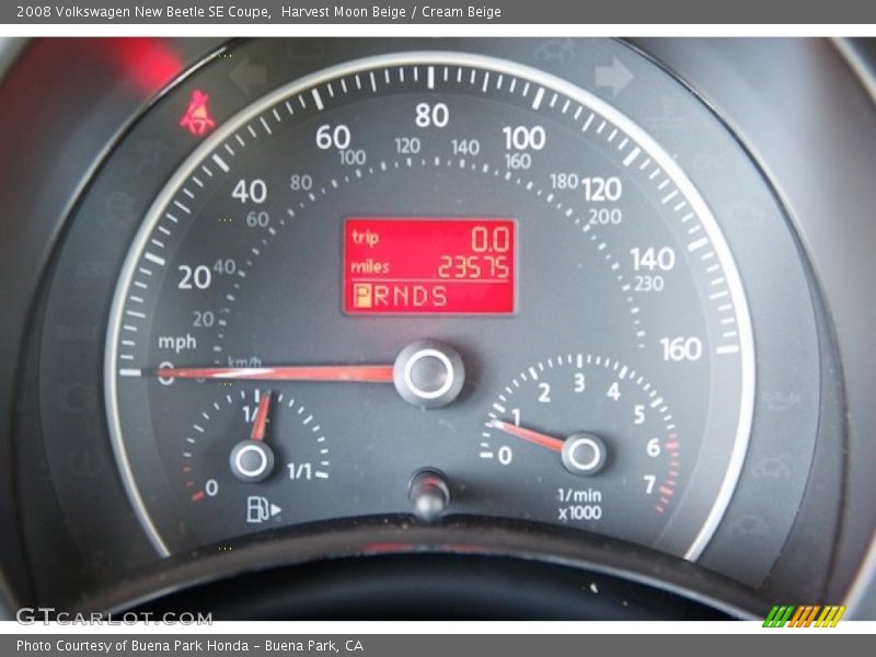 Harvest Moon Beige / Cream Beige 2008 Volkswagen New Beetle SE Coupe