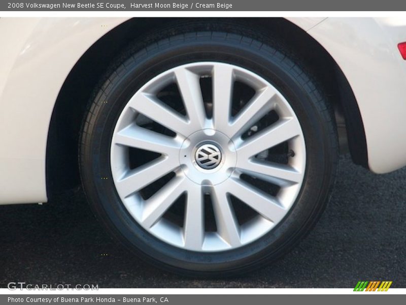 Harvest Moon Beige / Cream Beige 2008 Volkswagen New Beetle SE Coupe