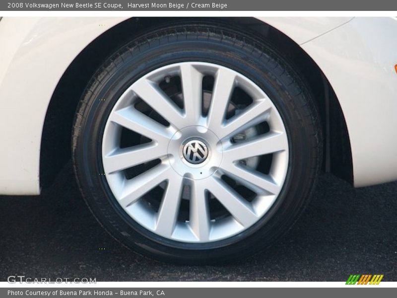 Harvest Moon Beige / Cream Beige 2008 Volkswagen New Beetle SE Coupe