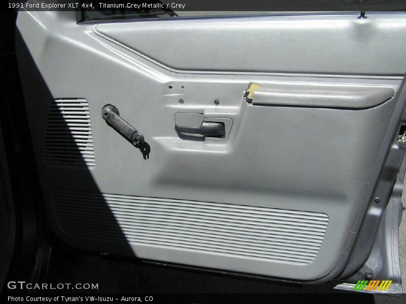 Titanium Grey Metallic / Grey 1991 Ford Explorer XLT 4x4
