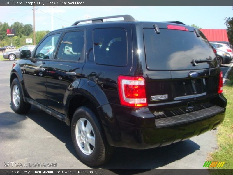 Black / Charcoal Black 2010 Ford Escape XLT