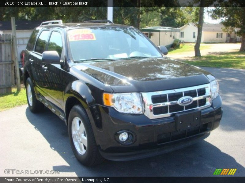 Black / Charcoal Black 2010 Ford Escape XLT