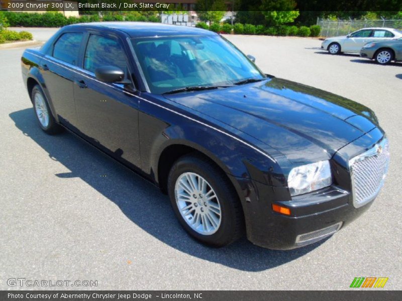 Brilliant Black / Dark Slate Gray 2009 Chrysler 300 LX