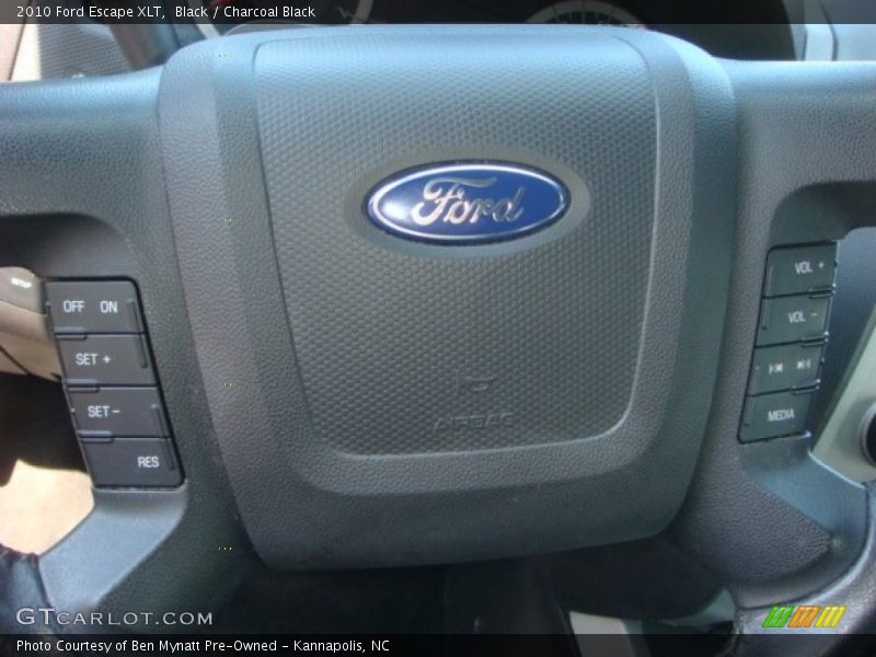 Black / Charcoal Black 2010 Ford Escape XLT