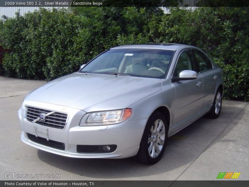Silver Metallic / Sandstone Beige 2009 Volvo S80 3.2