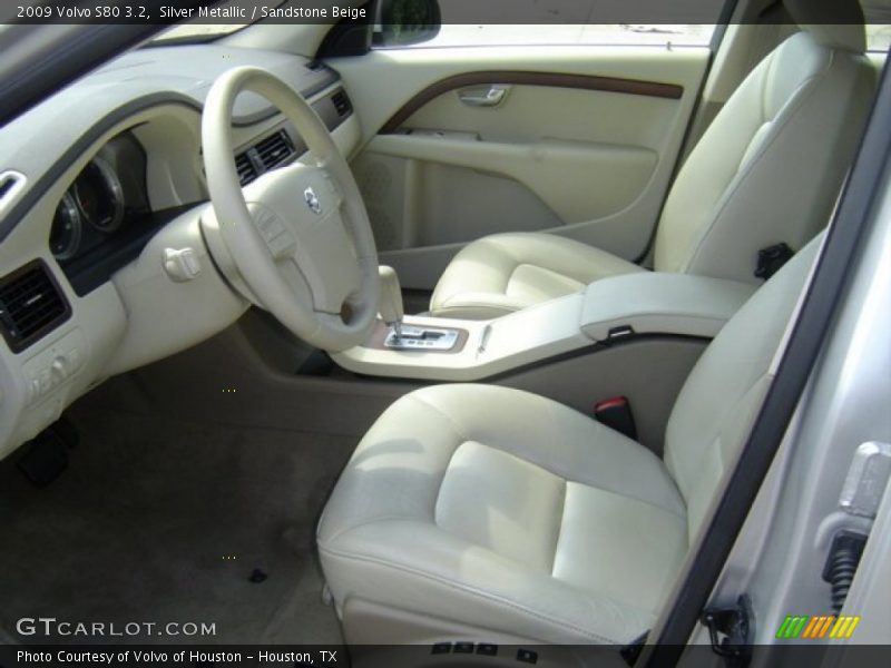 Silver Metallic / Sandstone Beige 2009 Volvo S80 3.2