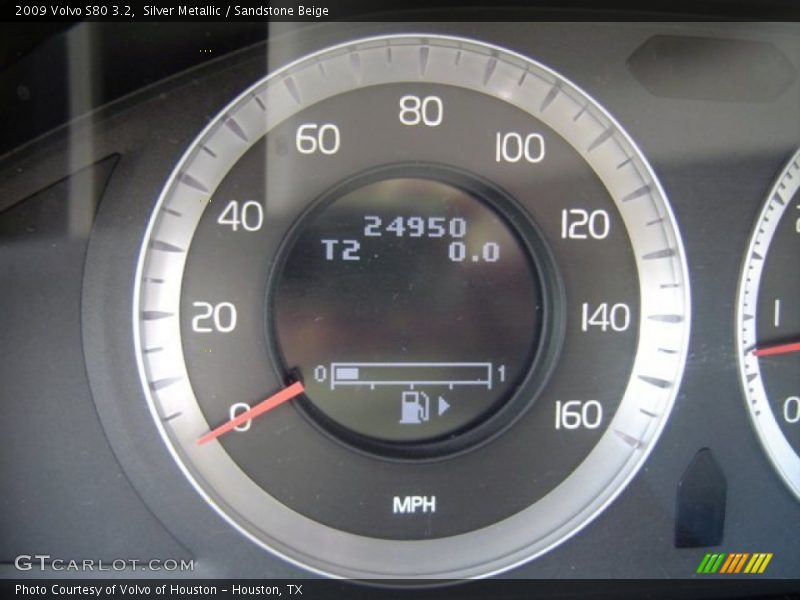 Silver Metallic / Sandstone Beige 2009 Volvo S80 3.2