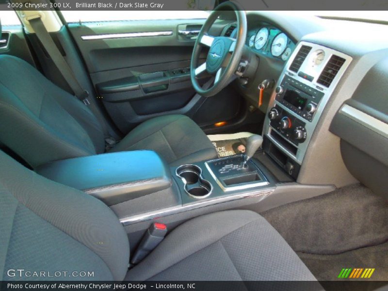 Brilliant Black / Dark Slate Gray 2009 Chrysler 300 LX