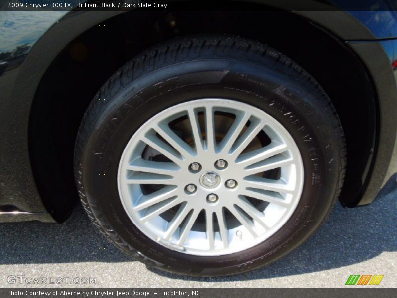 Brilliant Black / Dark Slate Gray 2009 Chrysler 300 LX