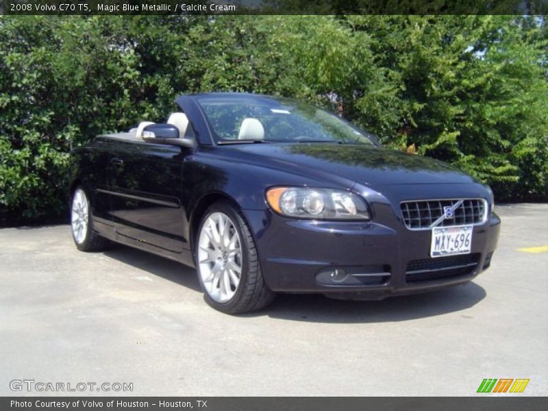 Magic Blue Metallic / Calcite Cream 2008 Volvo C70 T5