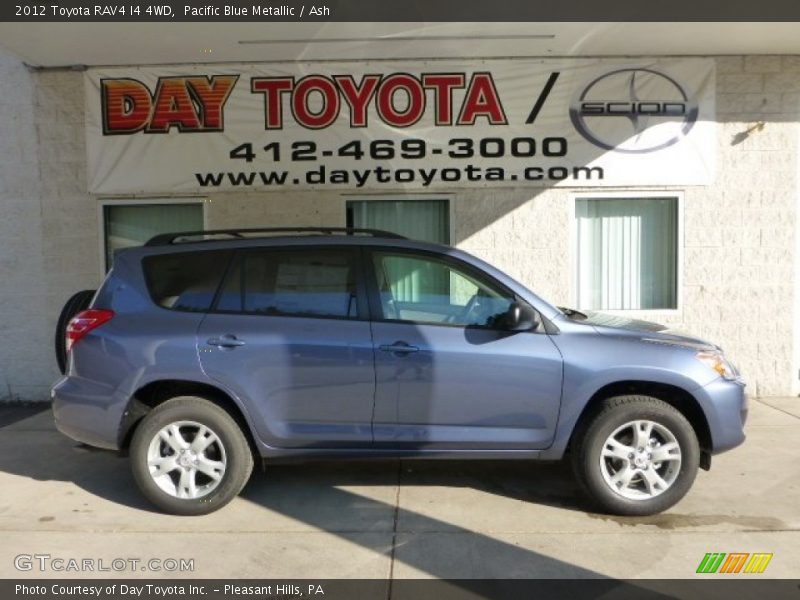Pacific Blue Metallic / Ash 2012 Toyota RAV4 I4 4WD