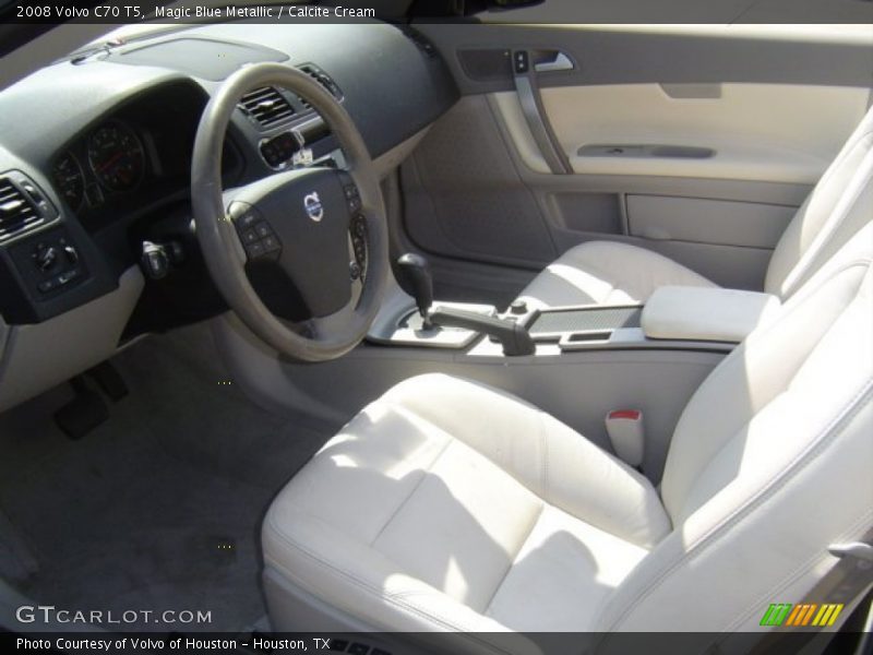 Magic Blue Metallic / Calcite Cream 2008 Volvo C70 T5