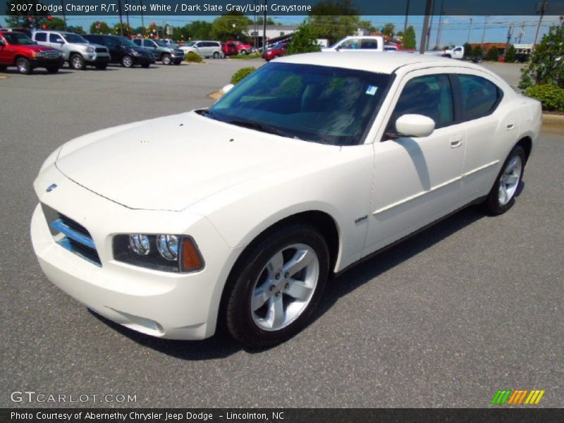 Stone White / Dark Slate Gray/Light Graystone 2007 Dodge Charger R/T