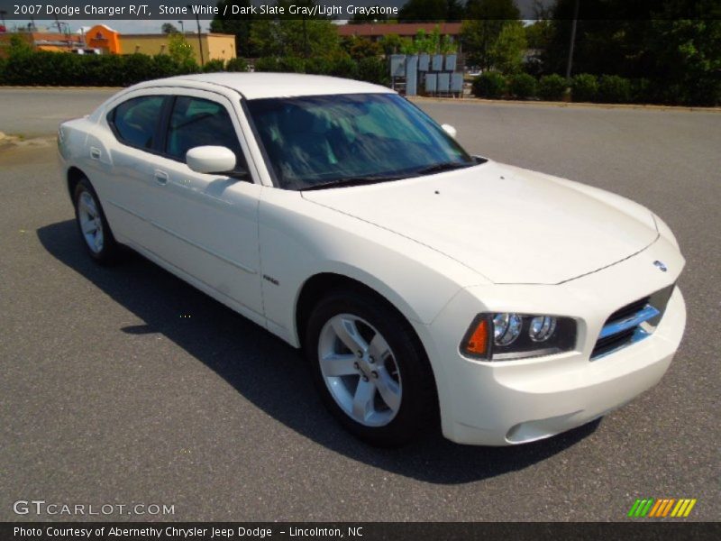 Stone White / Dark Slate Gray/Light Graystone 2007 Dodge Charger R/T