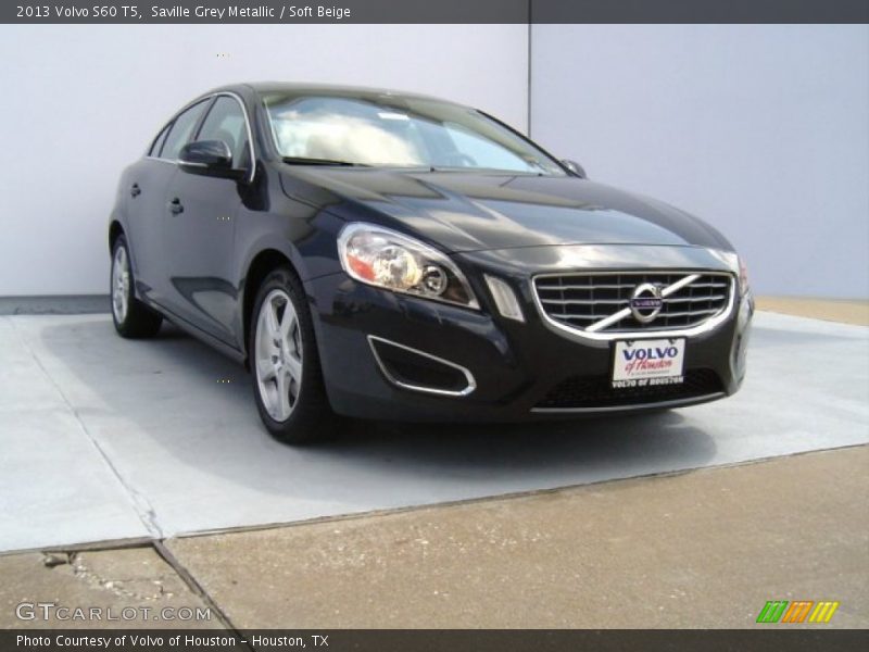 Saville Grey Metallic / Soft Beige 2013 Volvo S60 T5
