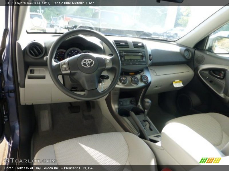 Pacific Blue Metallic / Ash 2012 Toyota RAV4 I4 4WD
