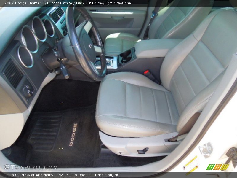 Stone White / Dark Slate Gray/Light Graystone 2007 Dodge Charger R/T