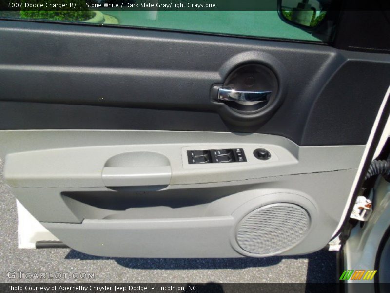 Stone White / Dark Slate Gray/Light Graystone 2007 Dodge Charger R/T