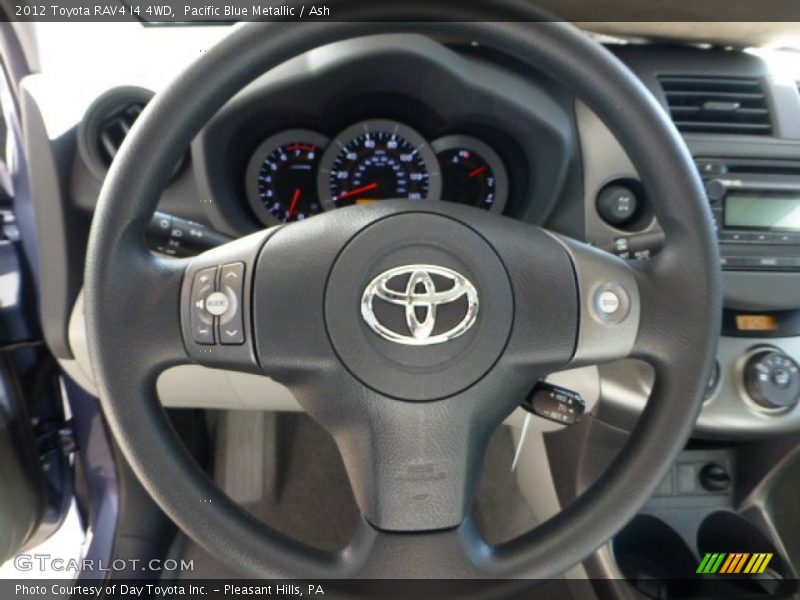 Pacific Blue Metallic / Ash 2012 Toyota RAV4 I4 4WD