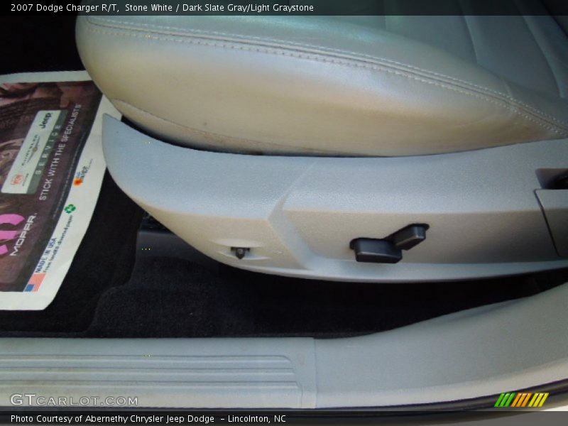 Stone White / Dark Slate Gray/Light Graystone 2007 Dodge Charger R/T