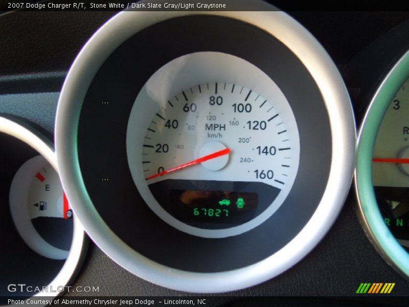 Stone White / Dark Slate Gray/Light Graystone 2007 Dodge Charger R/T