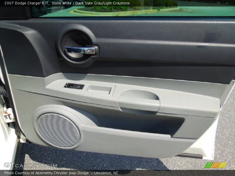 Stone White / Dark Slate Gray/Light Graystone 2007 Dodge Charger R/T