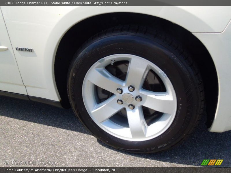 Stone White / Dark Slate Gray/Light Graystone 2007 Dodge Charger R/T