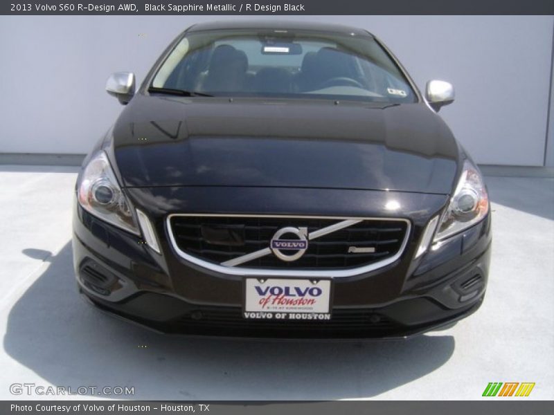 Black Sapphire Metallic / R Design Black 2013 Volvo S60 R-Design AWD