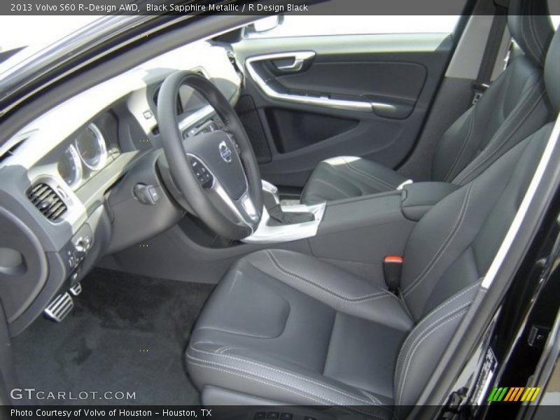  2013 S60 R-Design AWD R Design Black Interior