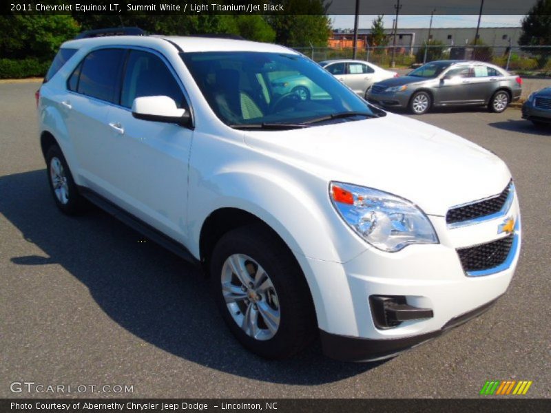 Summit White / Light Titanium/Jet Black 2011 Chevrolet Equinox LT