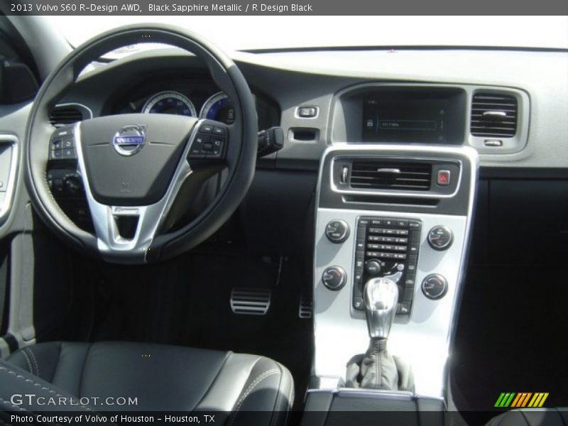 Black Sapphire Metallic / R Design Black 2013 Volvo S60 R-Design AWD